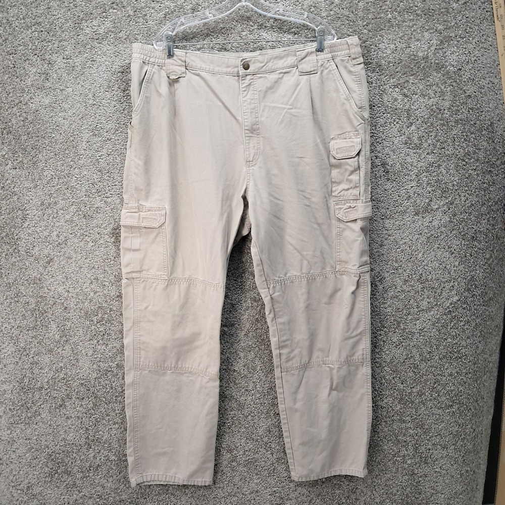 5.11 Tactical Mens Khaki Cotton Canvas Cargo Pants 44x34 74251